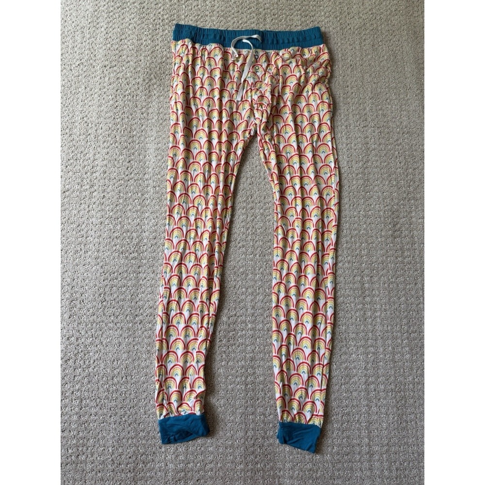 Little Sleepies Rainbow Print Adult Pants Size Small